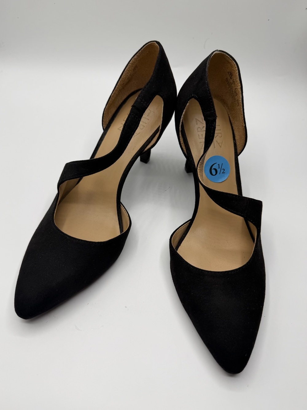 Naturalizer Black Pointed-Toe D'Orsay Pumps - Women - size 6.5 NEW